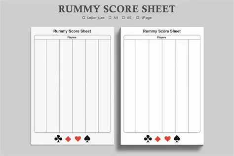 How does rummy scoring work?