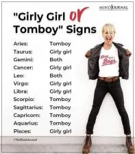 What zodiac signs are tomboy?