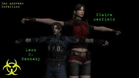 Why do leon and claire not get infected?