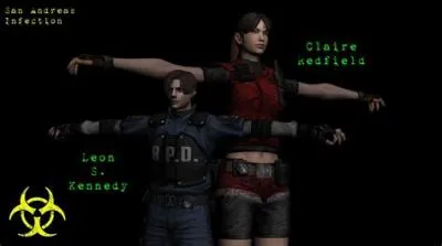 Why do leon and claire not get infected?