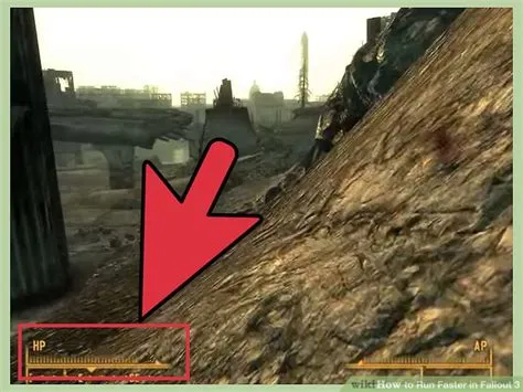 Can you run faster in fallout 3?