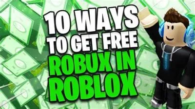 Can you get free robux from roblox?