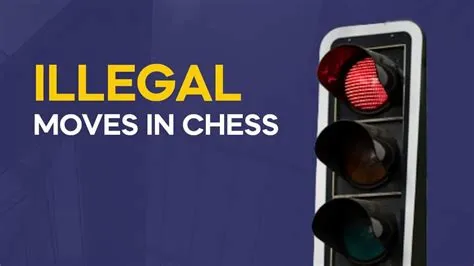 What are illegal moves for king chess?