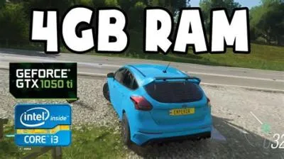 Can i run forza horizon 4 on 4gb ram without graphics card?