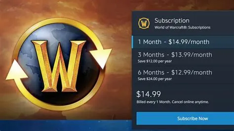 Can you play world of warcraft without a subscription?