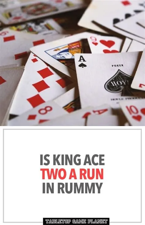 Is king ace two allowed in rummy?