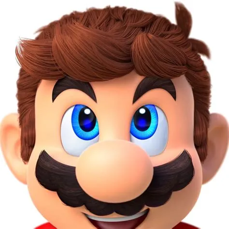 Why is marios hair brown?