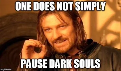 Why cant you pause souls?