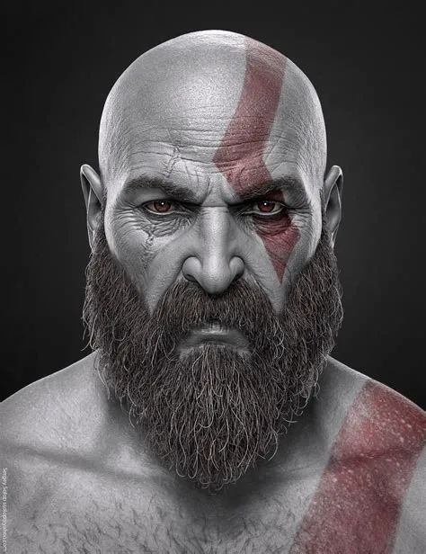 Why is kratos not blue?