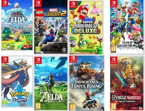 How many games are available for nintendo switch?