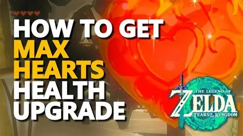 What is the max health in zelda?