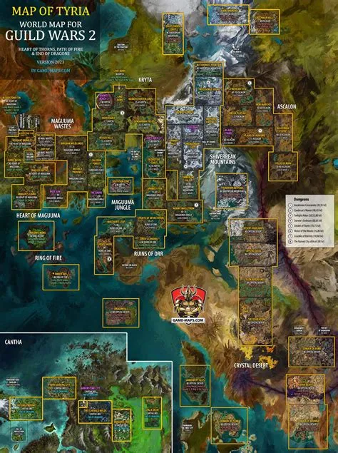 How many zones are in guild wars 2?