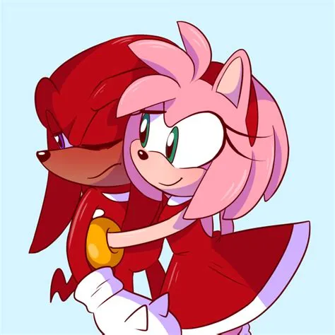 Are amy and knuckles siblings?