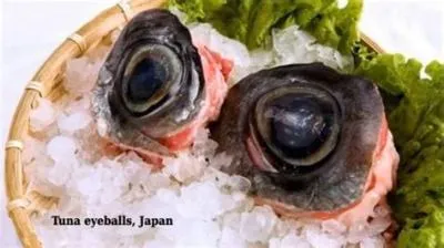 Do japanese eat fish eyes?