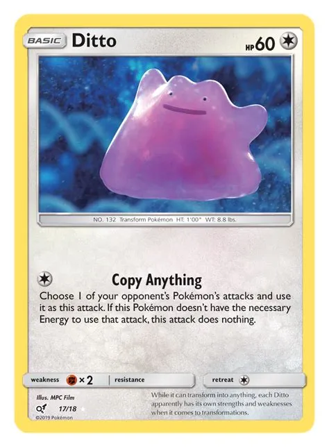 How rare is ditto in?