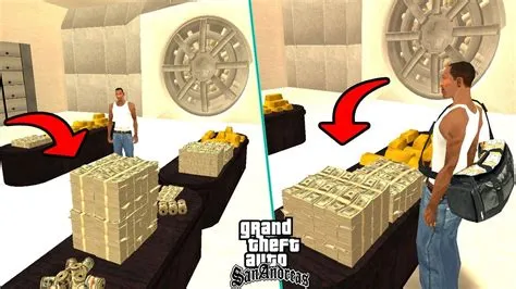 Can we do bank robbery in gta san andreas?