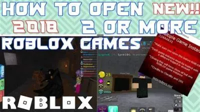 Can you open 2 roblox games at once?