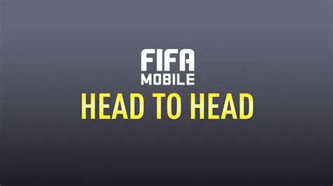 Is fifa mobile head to head real time?