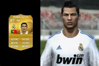 What rating was ronaldo in fifa 11?