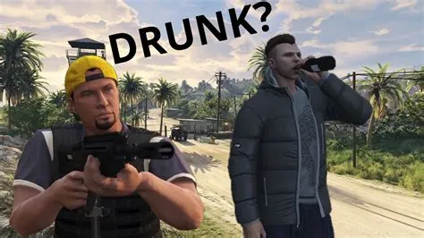 Can you get drunk in gta 5 online?