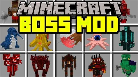 What minecraft mod has the most bosses?