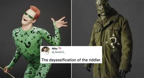 What is the riddler obsessed with?