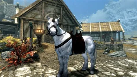 Can i keep my horse at a stable in skyrim?