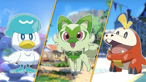 How do you get all three starters in pokemon scarlet?