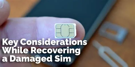 What destroys a sim card?