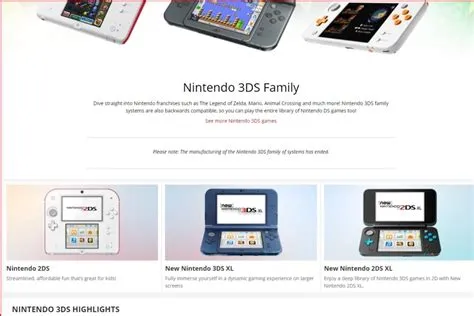 Why did nintendo stop producing ds?