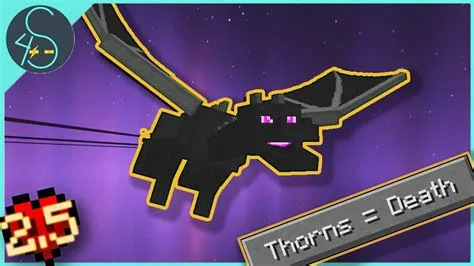 Is the ender dragon immune to thorns?