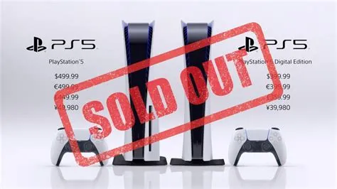 Why is ps5 still sold out?