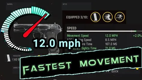 What is the fastest movement speed in guild wars 2?