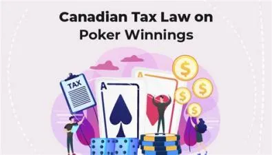 Do you have to pay taxes on poker in canada?