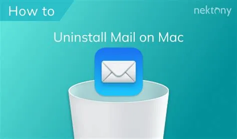 How do i uninstall mail from my mac?