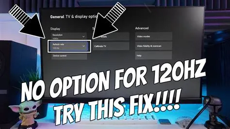 Why does xbox one have 120hz option?