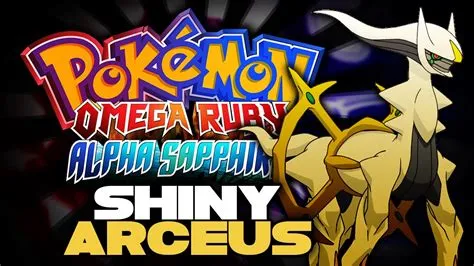 Can you get a legit shiny arceus?