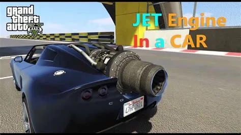 What car has a jet engine in gta?