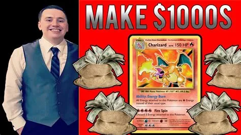 Can you make money off of pokémon cards?