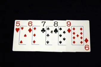 Is a to 5 a straight in poker?