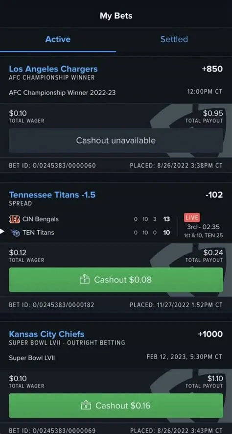 Why is my bet showing cashout unavailable?