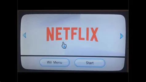 Can i watch netflix on wii?