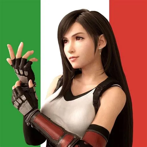 Why is tifa with italian flag?