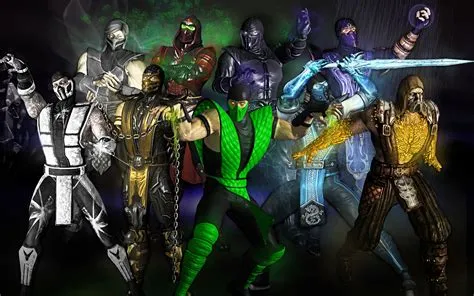 Who are the 4 ninjas of mortal kombat?