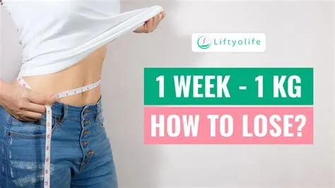 Can i lose 1kg a week?