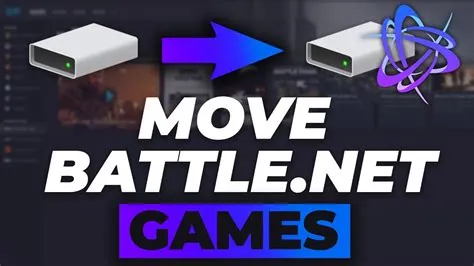 How do i move battle.net to a new hard drive?