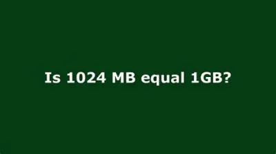 Is 1024 kb is equal to 1gb?