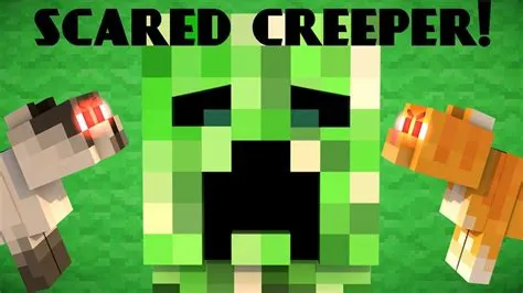 Why do creepers fear cats?