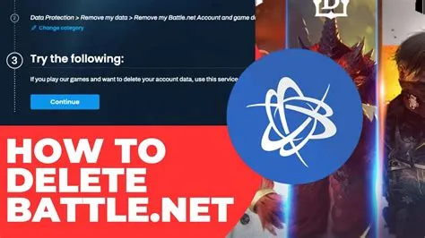 How do i delete battle.net data?