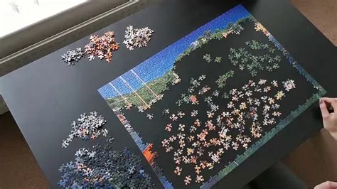 How do you make a 1000 piece puzzle easier?